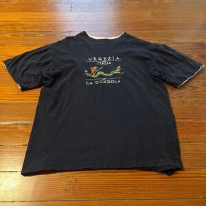 Southpole Men's Navy and Black T-shirt